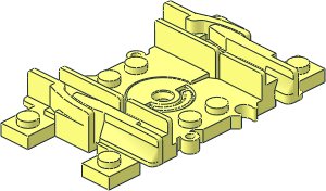 Train Track Flexible Segment (Complete, Straight)