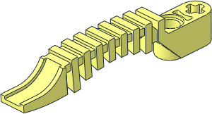 Technic Bionicle Thornax Launcher Half  1 x  8 (Tensioned)