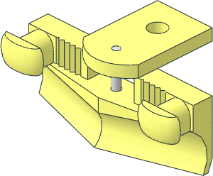 Train Buffer Beam with Plow and Screw