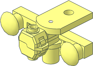 Train Buffer Beam with Sealed Magnet (Complete)