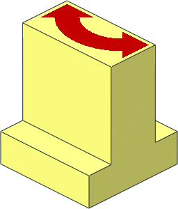 Duplo Train Track Point Lever with Double-Ended Arrow Pattern