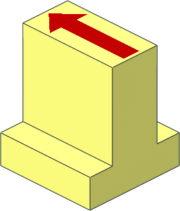 Duplo Train Track Point Lever with Single-Ended Arrow Pattern