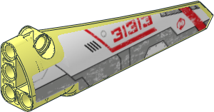 Technic Panel Fairing Smooth #5 (Long) with EV3 Sticker #7