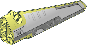 Technic Panel Fairing Smooth #5 (Long) with EV3 Sticker #9