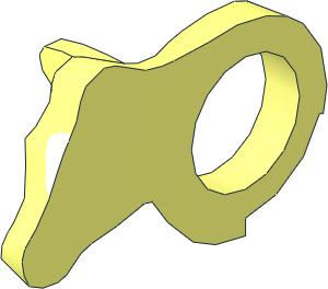 ~Animal Cow Head Right with White Eye and Blaze Pattern