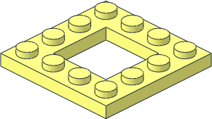 Plate  4 x  4 with Open Centre  2 x  2