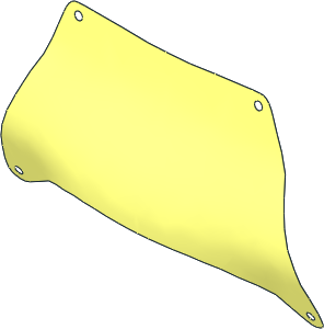 Sail 28 x 17 Trapezoidal (Formed Shape 3)