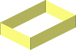 ~Hinge Plate  2 x  7 with 3L Bendable Coupling Nylon - Middle