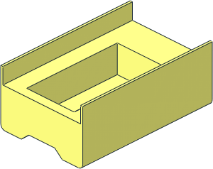 ~Boat Section Middle 6 x 12 x 3.333 Hull