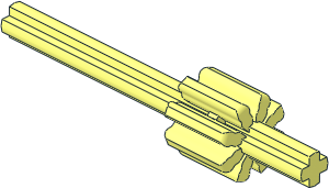 Duplo Axle  5 with Gear  8 Tooth