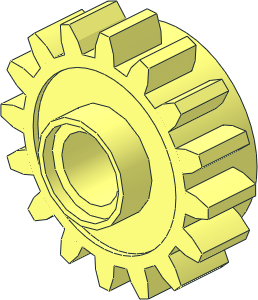 Technic Gear 16 Tooth with Clutch Smooth