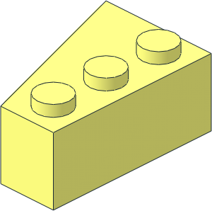 Wedge  3 x  2 Right with Grille Sticker