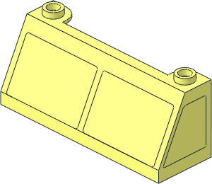 Windscreen  2 x  6 x  2 with Integral Glass