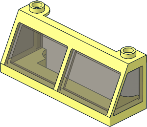 Windscreen  2 x  6 x  2 with Integral Trans Brown Glass