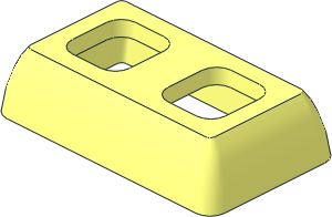 Minifig Skirt Straight Curved  0.55 Length