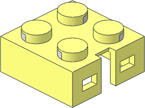 ~Electric Brick  2 x  2 x  0.667 Top Type 2