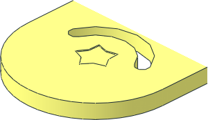 Bracelet 25L with 14 x  2 Studs End Segment with Fastener Pin