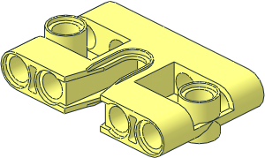 Technic Connector Block  3 x  5 x  1 with Cutout