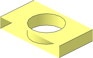 Bracelet 24.5L with 14 x  1 Studs Segment with Fastener Hole