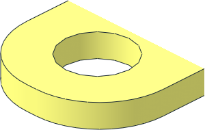 Bracelet 24.5L with 14 x  1 Studs End Segment with Fastener Hole