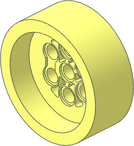 Wheel 16 x 40 with  7 Pin Holes