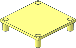 Scala Table  7 x  7 x  1.333