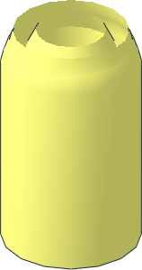 ~Technic Pneumatic Tube End (Bulged)