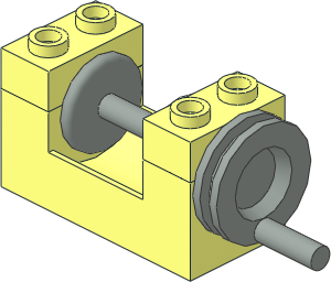 Winch  2 x  4 x  2 with Light Grey Drum