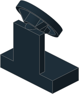 ~_Car Steering Stand and Wheel Black (Obsolete)