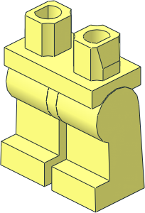 ~Minifig Hips and Legs (Standing) (Obsolete)