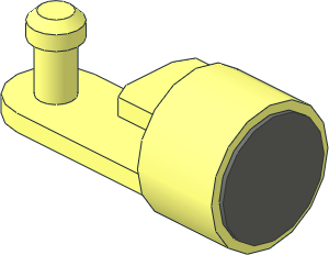 Magnet Holder for Train Base  6 x 16 Type 1 with Magnet (Complete)