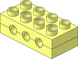 Duplo Brick  2 x  4 with Holes