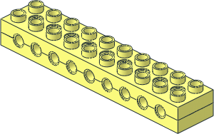 Duplo Brick  2 x 10 with Holes