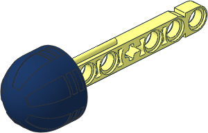 Technic Competition Arrow with Rubber Dark Blue Tip