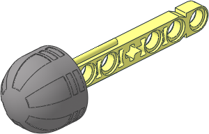 Technic Competition Arrow with Rubber Flat Silver Tip