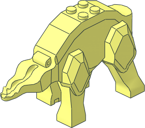 Animal Dinosaur Body Triceratops (Complete)