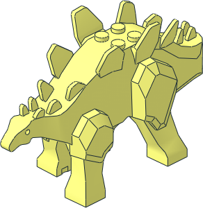 Animal Dinosaur Body Stegosaurus (Complete)