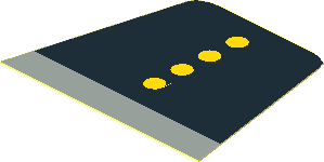 =Sticker Minifig Torso with Yellow Buttons and Grey Belt