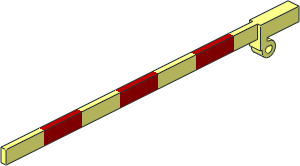 ~Train Level Crossing Gate Type 1 - Crossbar