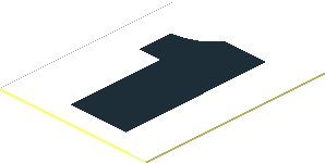 Sticker  1.1 x  0.9 with Black Bold "1" on White Background