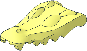 Animal Crocodile  4 x  9 Head