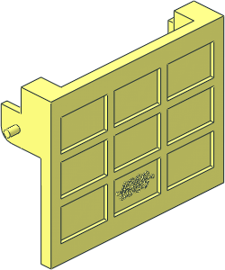 ~Garage Door with Hinge Pins