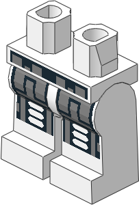 ~_Minifig Hips and Legs with Robot Pattern (Complete) [15] (Obsolete)