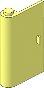 Door  1 x  3 x  4 Left with Vertical Handle