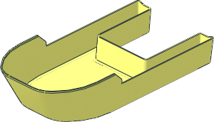 Boat Hull Floating 40 x 20 Bottom (Needs Work)