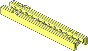 Ladder  2.4 x 13 3-Section (Contracted)