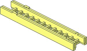 Ladder  2.4 x 13 2-Section (Contracted)