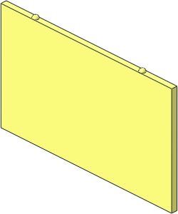 ~Window  1 x  6 x  2 Classic Shuttered Glass