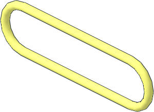 Rubber Belt Round 15 /  1.6 (Formed for  2 Technic Bushes)