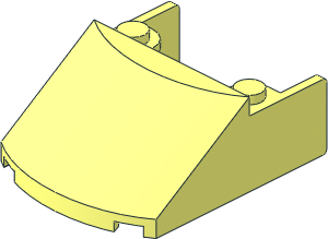 Windscreen  5 x  4 x  1.667 Curved